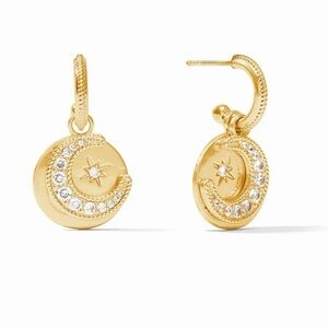 Julie Vos Luna 4 in 1 charm earrings